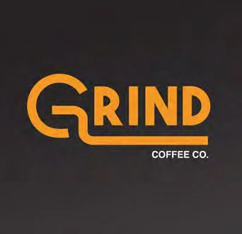 Grind logotype, low-contrast grid state